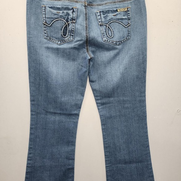 Hint Jeans Low-rise blue flare size 9 - Picture 3 of 5